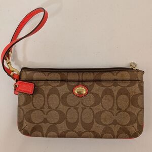 Coach Clutch w/Wrist Strap